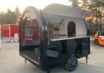 Outdoor Burger Factory Catering Mobile Fast Food Trailer With Stainless Steel