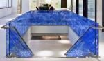 Flat Digital Ceramic Printing On Glass For Bathroom / Partition