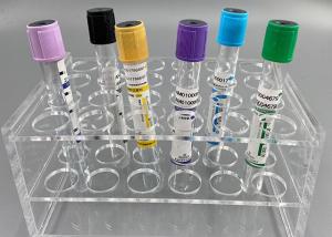 Quality HBAIC TC BNP Purple Blood Vacuum Container EDTA Vial For Blood Collection wholesale