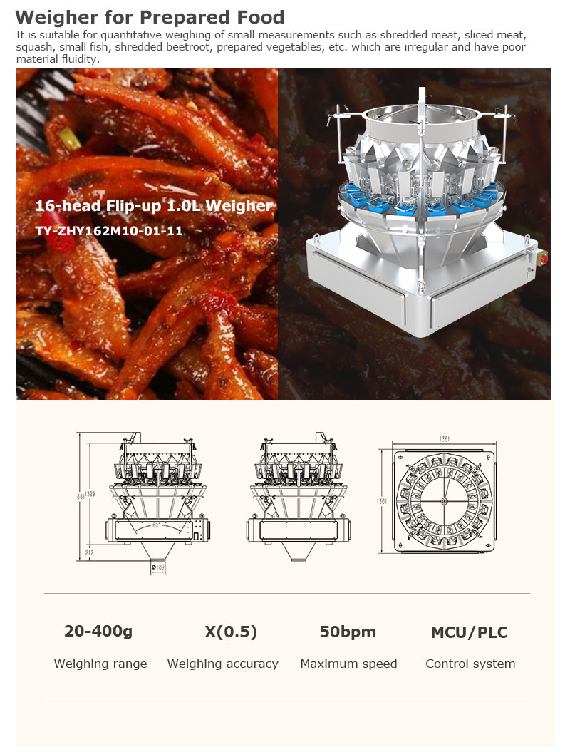 High Quality And High-Precision Fruit Combination Weighing Orange Multi Head Weigher Series