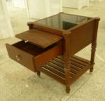 Stone top wooden night stand /bed side table,hospitality casegoods,hotel