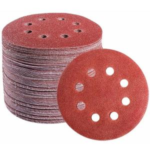 Quality Sandpaper Aluminum Oxide Hook Loop Sanding Discs 6inch 15 / 17 Holes wholesale