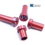 Aluminum Pediatric Prosthetic Short Pylon Adapter Length 40mm Diameter 22mm