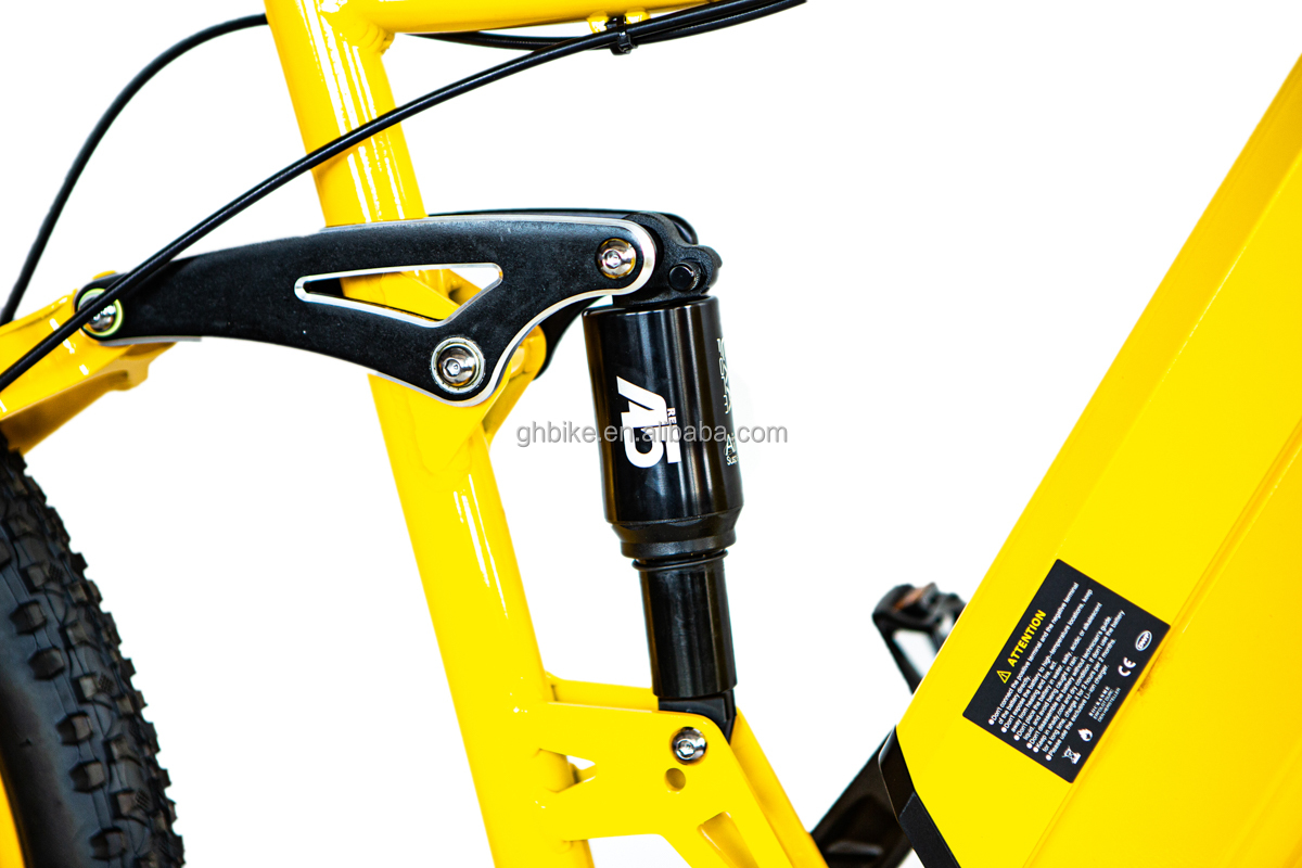 48V 1000W BAFANG Motor Power Aluminum Alloy Full Suspension MTB Electric Mountain Bicycle