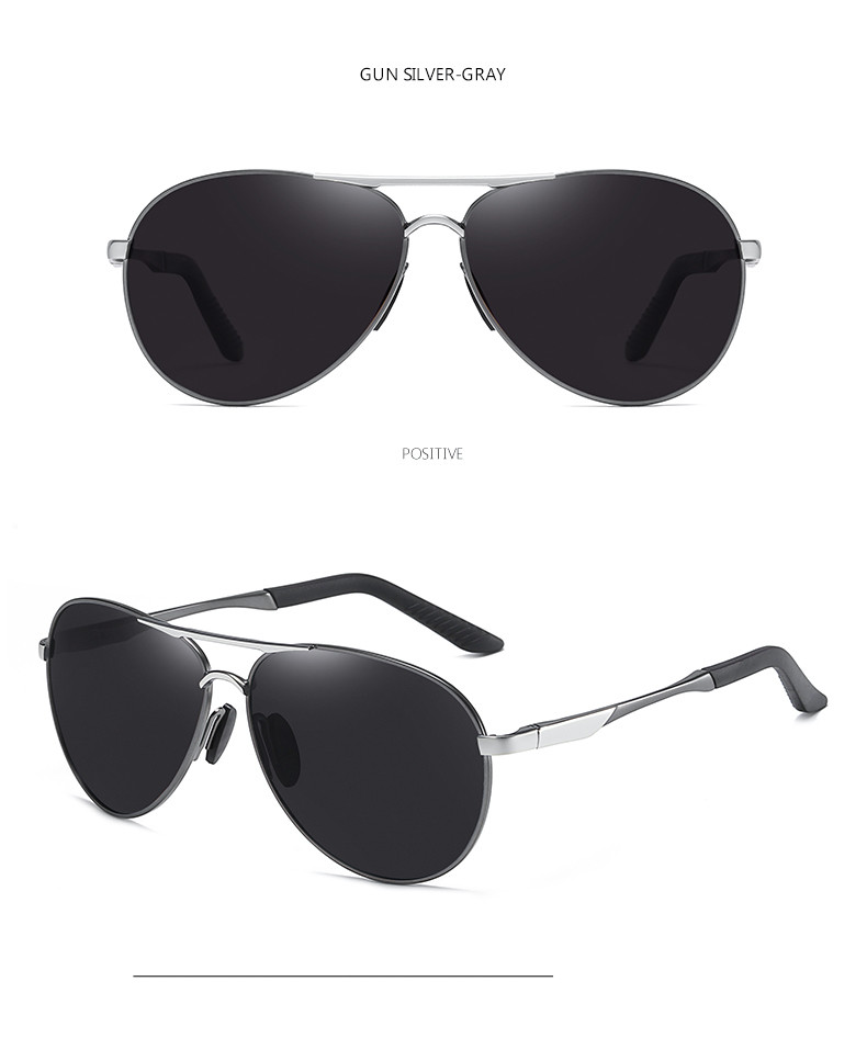 Ultra Lightweight Rectangular Polarized Stylish Sunglasses UV400 Protection