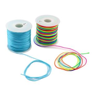 Quality 1mm Thick Nylon Braided Cord for DIY Bead Bracelets and Necklaces Jewelry Making wholesale