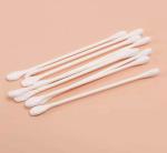 Eco Friendly Cotton Ball Roll Baby Cleaning Paper Stick Cotton Swabs 75mm