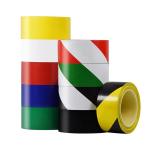 Design Printing PVC Marking Tape Waterproof Yellow Black Warning Tape For