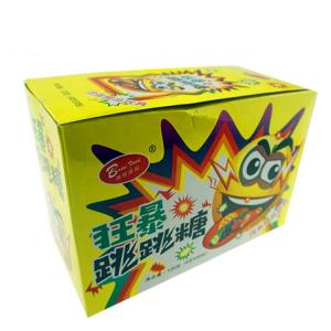 Quality Dancing Candy Assorted Fruit Flavor Halal Magic Rocks Candy With Sticker wholesale