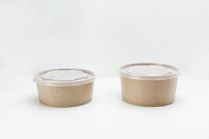 Quality Disposable Paper Bowl Ice Cream Paper Lid Eco Friendly Food Grade Salad Bowl wholesale