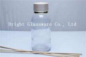 Quality glass perfume bottle with knob lid, glass bottle for wholesale wholesale