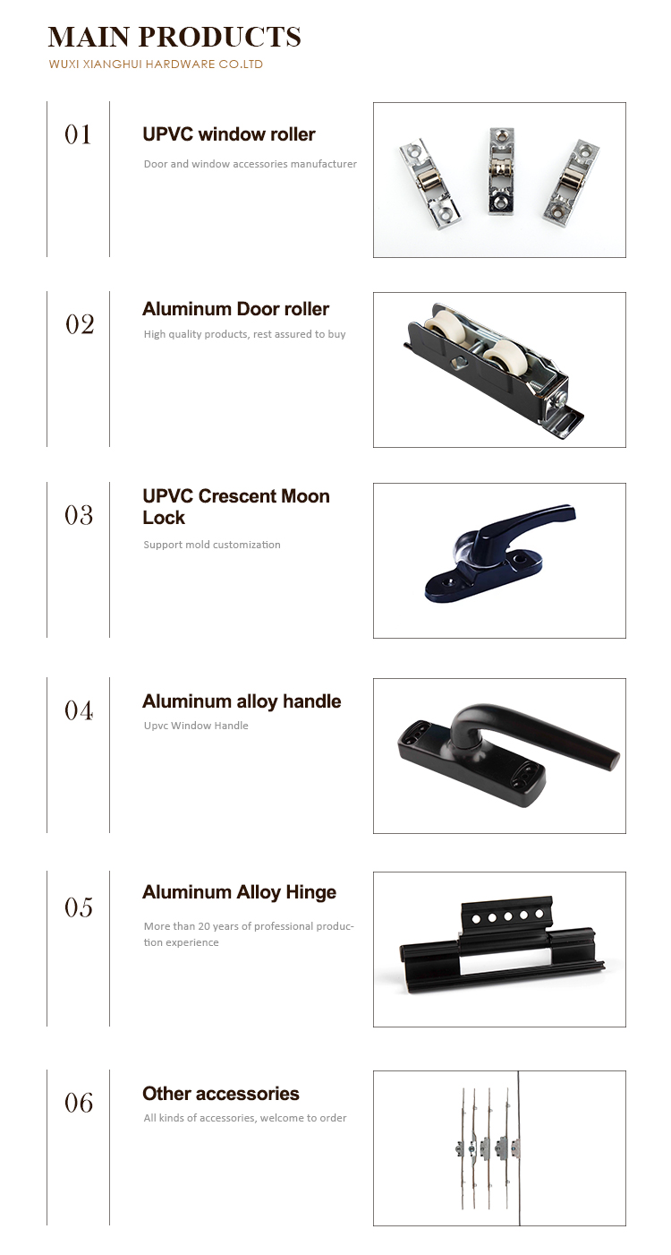 Aluminum Alloy Window Pivot Hinge 50 Size for Hotel Villa Apartment and Office Building