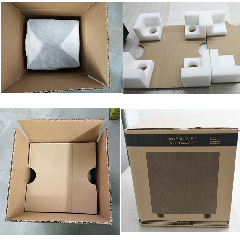 Compact Powered Super Bass subwoofer speaker Front Firing Subwoofer For Home Theater