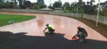Sandwich System Tartan Stadium Running Track Material Training Center