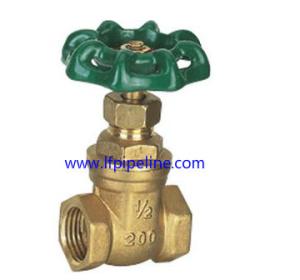 Quality PN 16 3 Inch Lead Free Brass Gate And Globe Valve Class 125 800 900 Non-rising Stem Solder Connect wholesale
