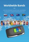 2700mAh-3000mAh 4G Lte MiFi Router 150Mbps 4G Mobile WiFi Hotspot 15 Devices