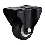 light duty 2" swivel black PU caster with brake, 2.5 inch, 3 inch PU castor,