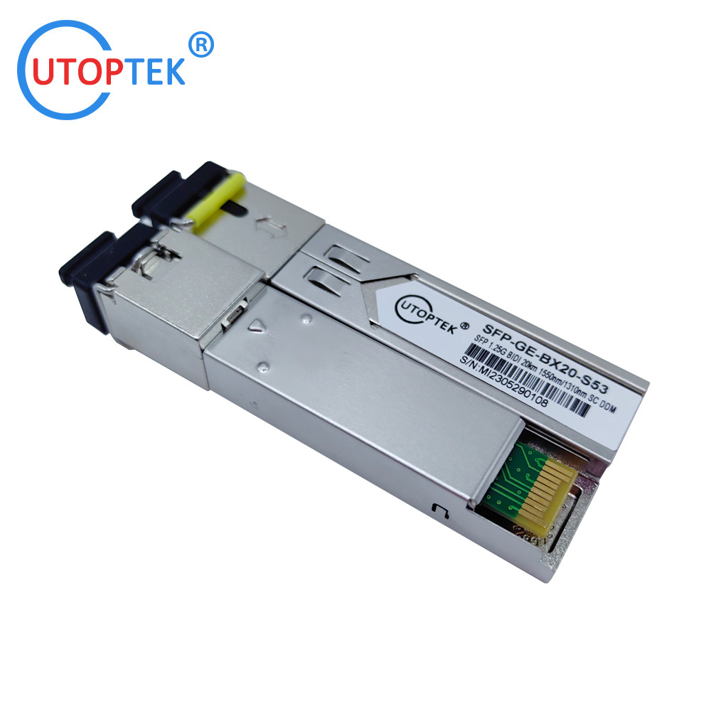 1.25G SFP SM BiDi SC 20km 1310/1550nm optical sfp transceiver module DDM fiber optical equipment
