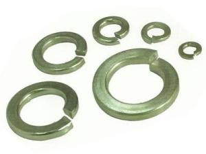 Quality Din 7980 M6 Stainless Spring Washer , S304 Flat Lock Washer Plain Color wholesale