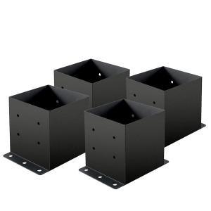 Quality Enhance Your Outdoor Area with Nonstandard Wood Deck Fence Post Base Pergola Brackets wholesale