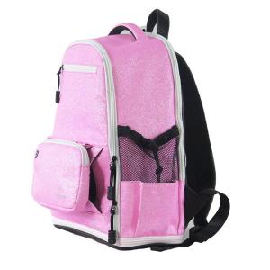 Quality 20-35 Litre Capacity Fashion Sports Backpack Rose Golden Sparkle Style wholesale