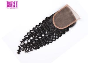 Quality 100% Brazilian Deep Wave Free Part Closure 4*4 Lace Closure ALL Color Available wholesale
