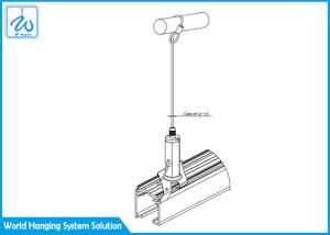 Quality Metal Portable Hanging Pendant Kit Looping Gripper Track Suspension System wholesale