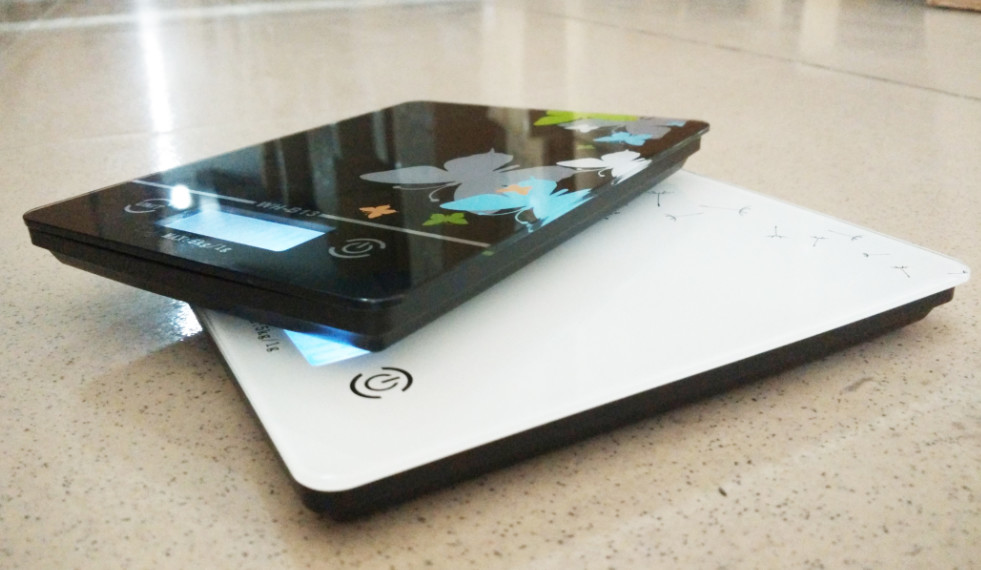Big LCD Kitchen Electronic Scales , ABS Plastic Digital Scale For Food