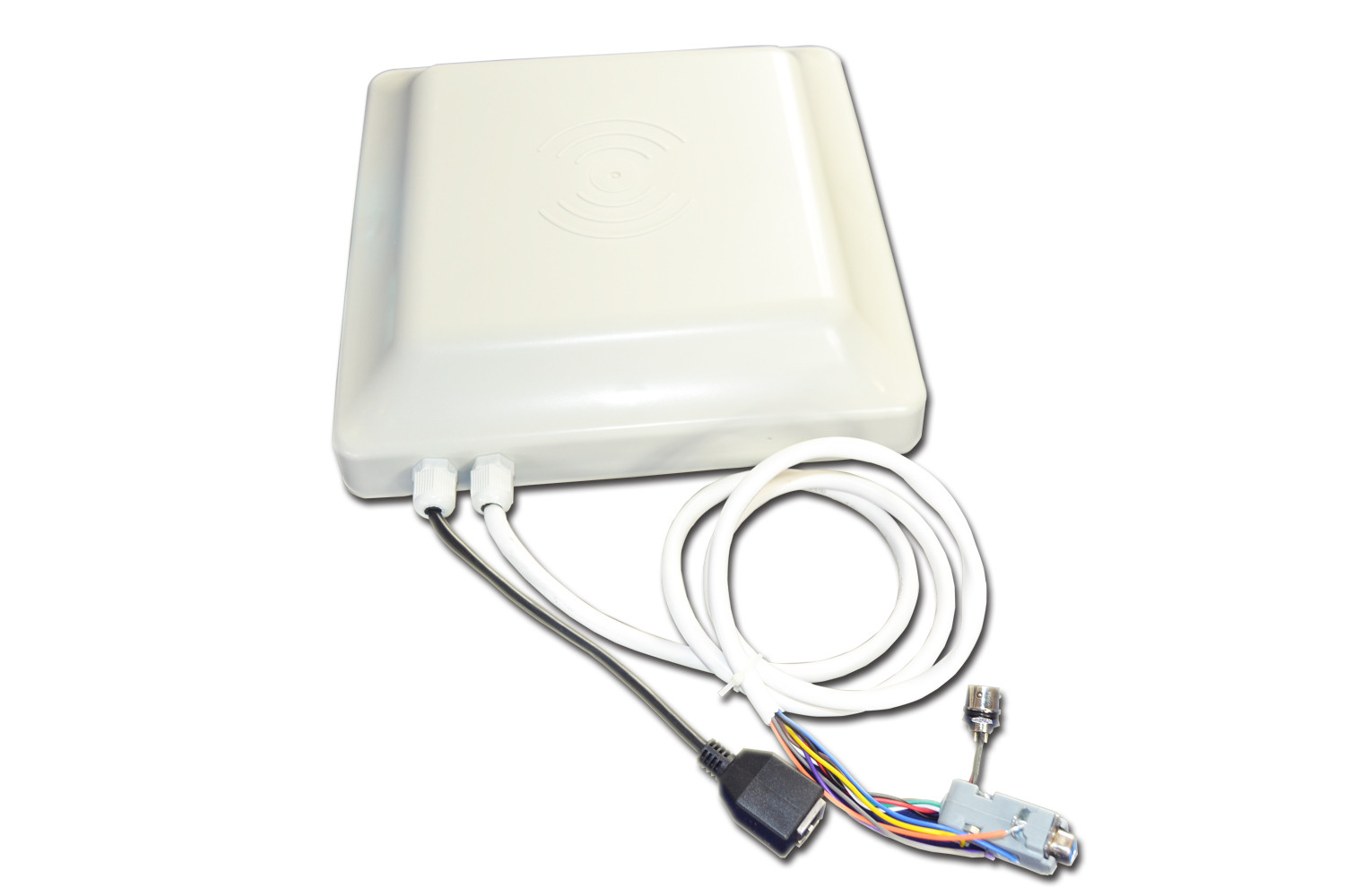 6m Range RS232 Wiegand RFID Reader With 8dbi Circular Polarized Antenna
