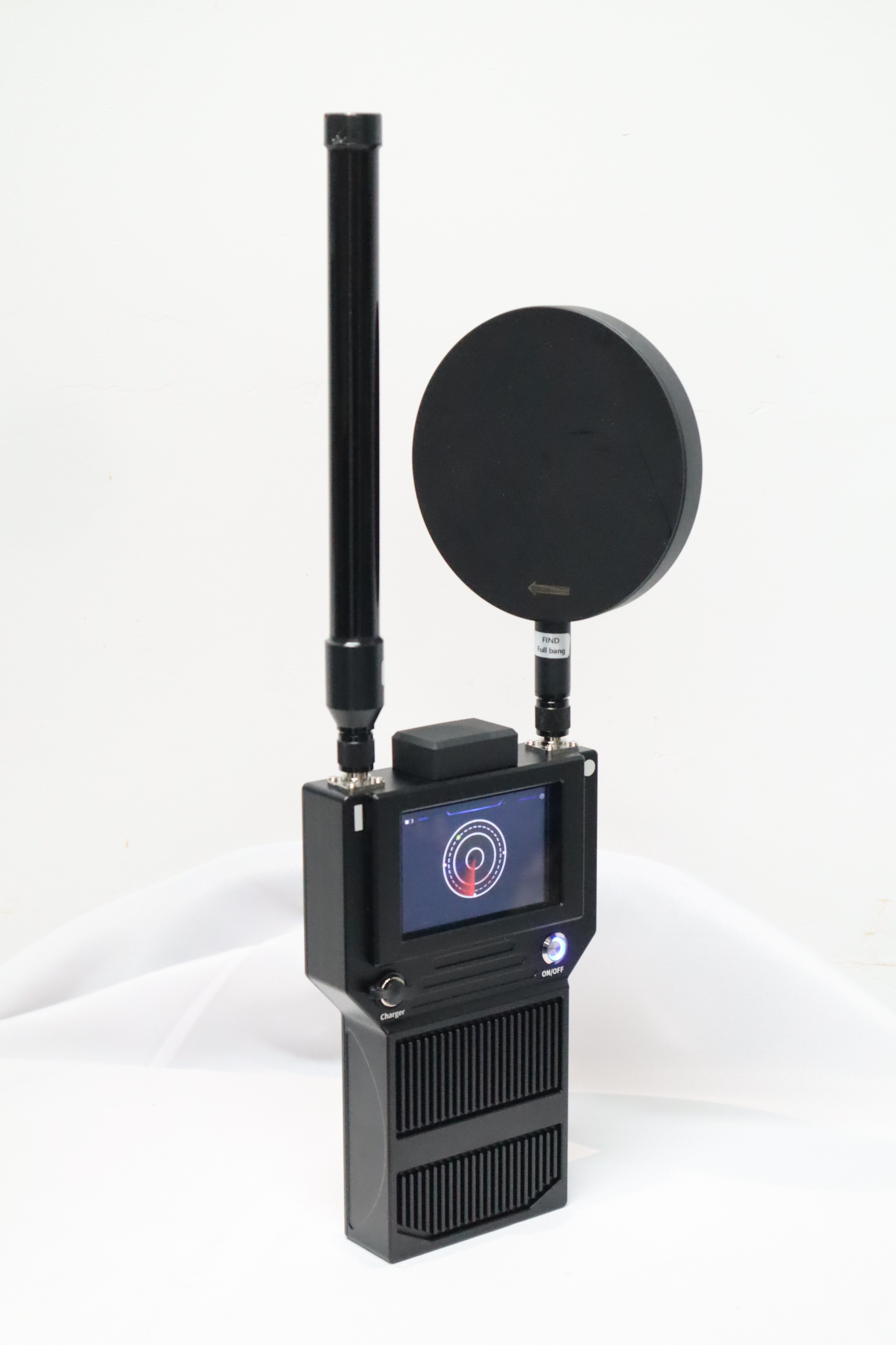 Portable Mini Style 3KM FPV DJI Drone Detector 400M 2.4G 5.2G 5.8G Handheld Detection