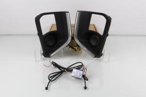 Quality Pair 12V LED Daytime Running Light DRL Yellow Turn For Mitsubishi Triton L200 2019 wholesale
