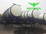 Tri Axles Chemical Tanker Trailer 55000L Acid Transport Trailers