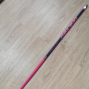 Quality Ski pole Round Shaft Aluminum Alloy Backcountry Ski Rods Rubber Grip Twist Lock Steel Tip Adjustable Length wholesale