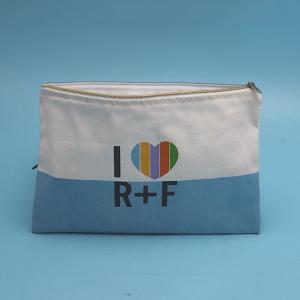 Quality Recycled Long Travel Makeup Bags , Customized High End Logo Zipper Toiletry Bag wholesale