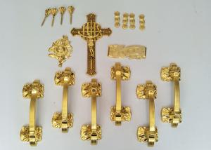 Quality Plastic Funeral Coffin Handles African Style H9002 Set Customized In Gold Color wholesale