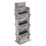 Wooden Wine Display Stand Whiskey Bottle Organizer Cocktail Display Rack For Bar