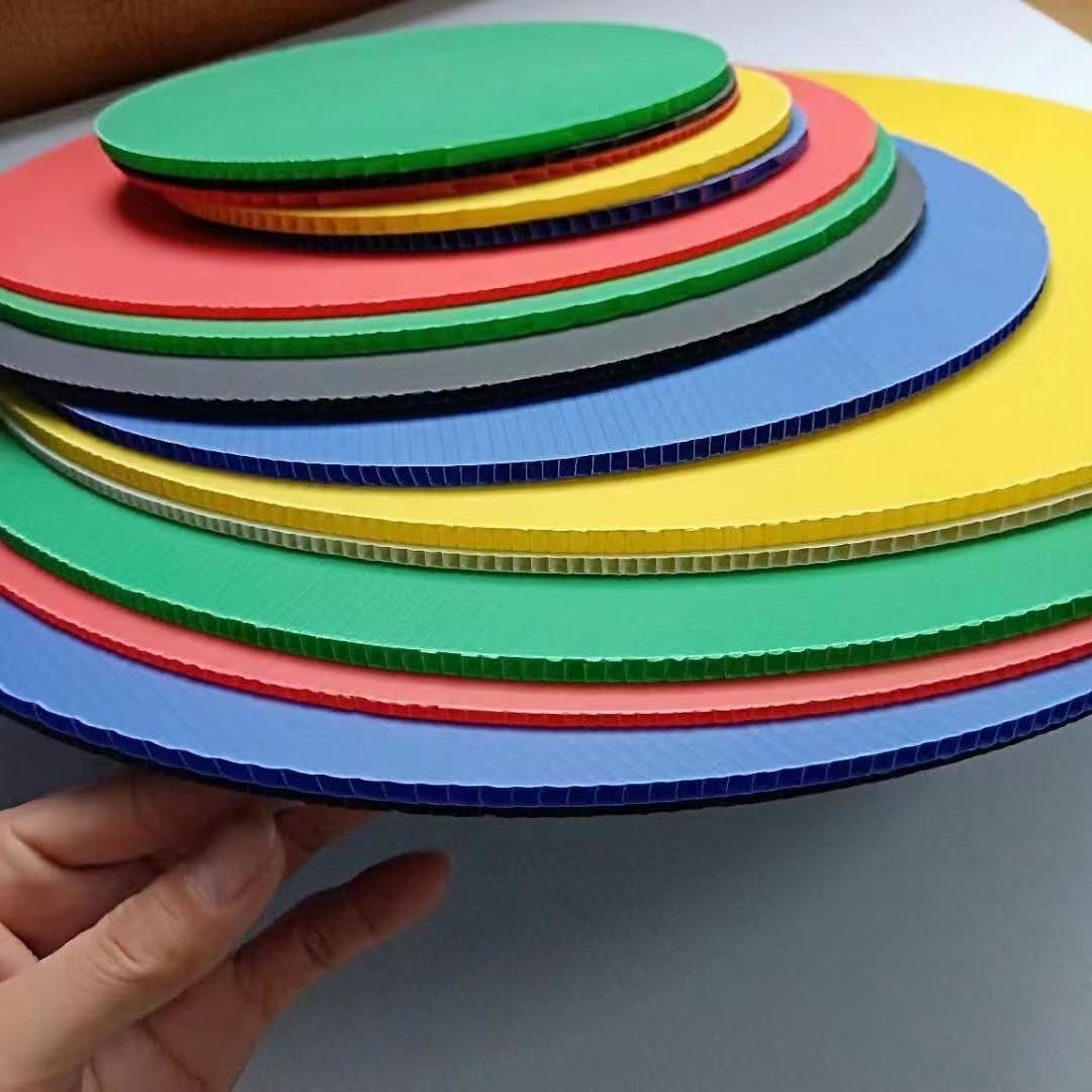 Corrugated Polypropylene Hollow Sheet Green Folding Correx Box