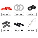 P40ns 4 Piston Caliper BMW Big Brake Kit 300/330/355*28 Mm Disc Front Brake Kit