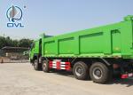 NEW 8X4 Sinotruk Howo Dump Truck A7 371 HP 12 Wheels LHD 60 Tons 20 - 30 CBM