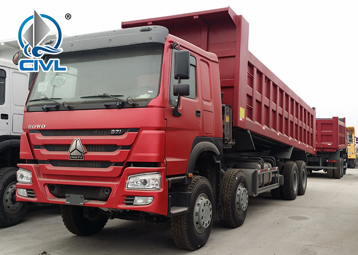 SINOTRUK HOWO 371HP LHD Heavy Duty Tipper Trucks 8x4 20-30CBM ZZ3317N3567W