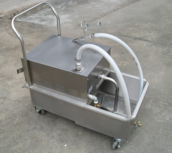 220V 50L Oil Filter Machine Shortening Filter For Restaurants