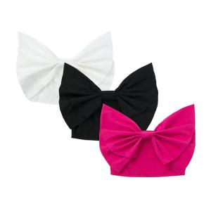 Quality White Black Pink Backless Wrap Halter Top Sexy Female Summer Tops wholesale
