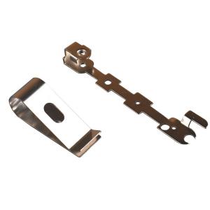 Quality Nickeled Alu Automotive Metal Clips Custom Metal Stamping Services wholesale
