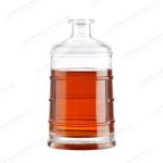 Rubber Stopper Sealing Type Glass Bottle for Rum Gin Tequila Whisky 500ml 700ml