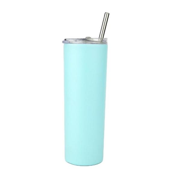 Stainless Steel 30oz 20oz 15oz Straight Sublimation Tumbler With Straw And Lid