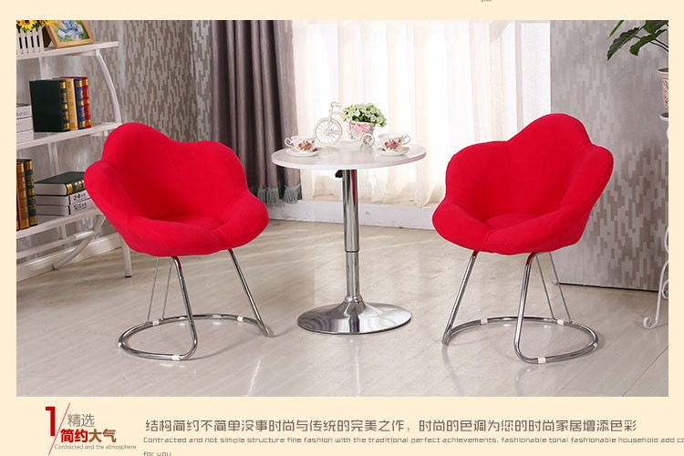 Commercial Modern Metal Chairs , Antique Upholstered Dining Chairs With Metal Legs
