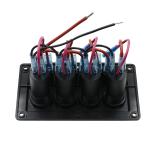24v Refit Control IP67 Universal Toggle Switch Panel Boat Rocker