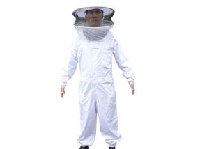 Quality Cotton And Terylene xxl beekeeping protective clothing With Round Veil wholesale