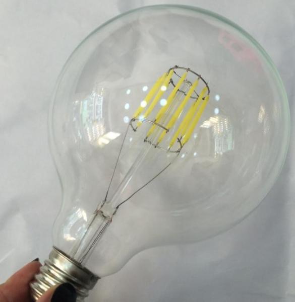 G125 LED Filament Edison Glass Bulbs light Dimmable E14/E26/E27/B22,4W/6W/8W