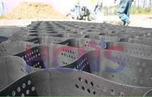 Quality 3D HDPE Geoweb Geocell For Road Construction Subgrade Stabilization wholesale